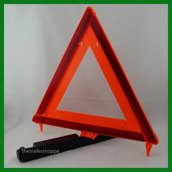 Emergency Warning Reflective Orange Triangle Kit
