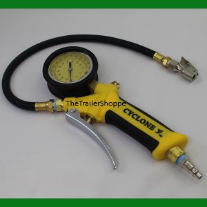 Cyclone Tire Inflater Gauge Assembly 10-160 PSI