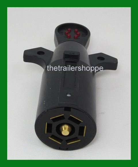 Trailer Socket Circuit Light Plug Tester 7 Flat Pin RV