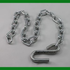 Safety Chain with S Hook 3/16" X 27"