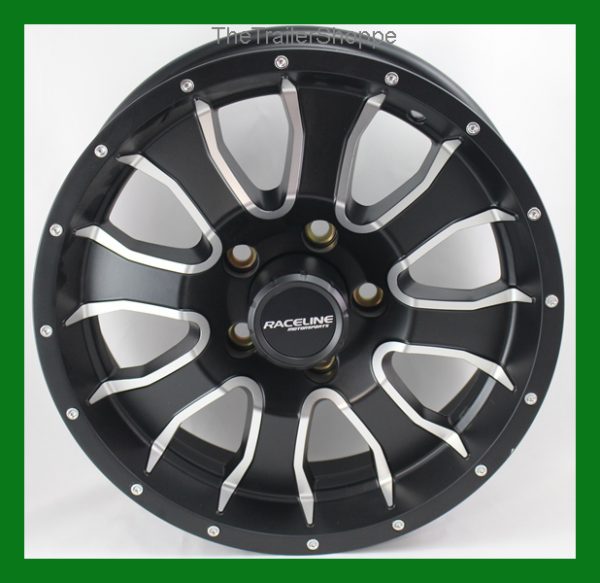 Mamba 15"  Wheel with Black Detail 8 Spoke 5 on 4.5