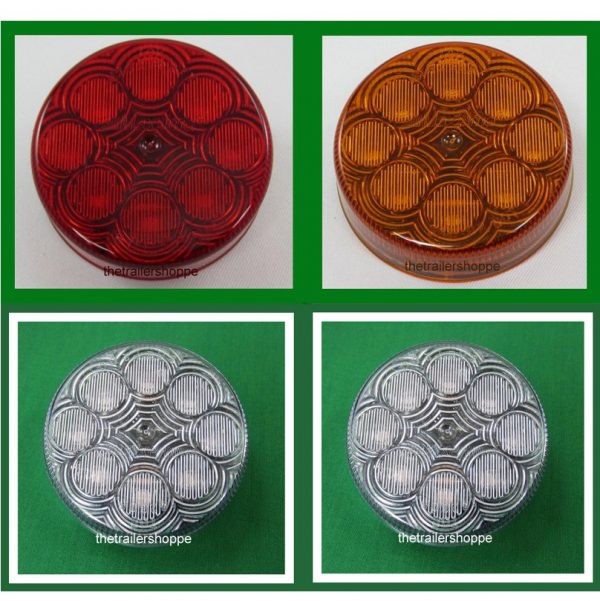 2-1/2" Round Clearance Marker 8 LED Light