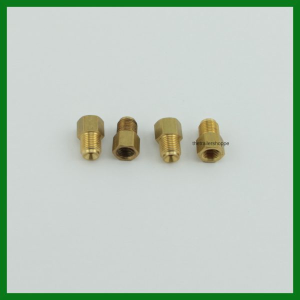 3/16" Female X 1/4" Male Adapter for Hydraulic Brake Lines 4pc.