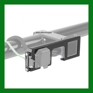 Easy-Mount Electrical Bracket for 4 & 5-way Flat and 6 & 7-way Round Connector -2" Tube