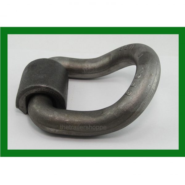 Weld-on Trailer D-Ring with 15* Bend 1"