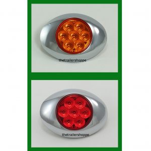 3-3/4 x 7/8" Rectangular Clearance Marker 3 LED Light
