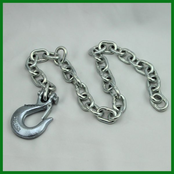 Safety Chain with Clevis Hook 1/4" X 32"