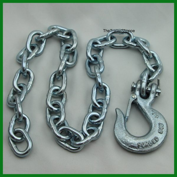 Safety Chain with Clevis Hook 1/4" X 32"