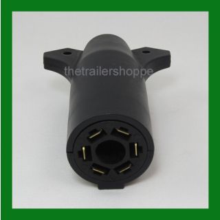 Trailer Light Adapter Plug 7 RV Round to 6 Round