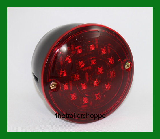 3-7/8" Round Red Stop Turn Tail 18 LED Light