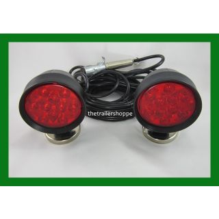 Magnetic Base Towing Lights with Case