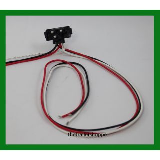 Right Angle 3 Pin Pigtail Connector with Continuous Wire 12 & 24 & 36" Long