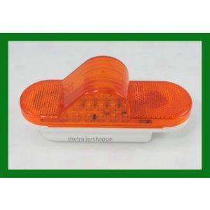 Oval Mid Turn Signal Light with 18 LEDs