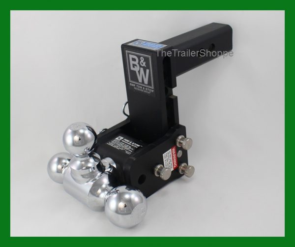 Tow and Stow Adjustable Ball Mount 5" Drop -3 Ball