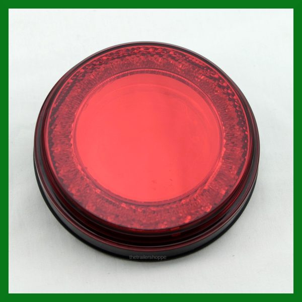 4" Round Red Stop, Turn, Tail Light 24 LED "Mirage"