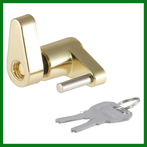 Coupler Padlock Brass Plated Lock