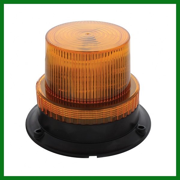 Strobe Amber LED Flashing Light Magnetic Mount