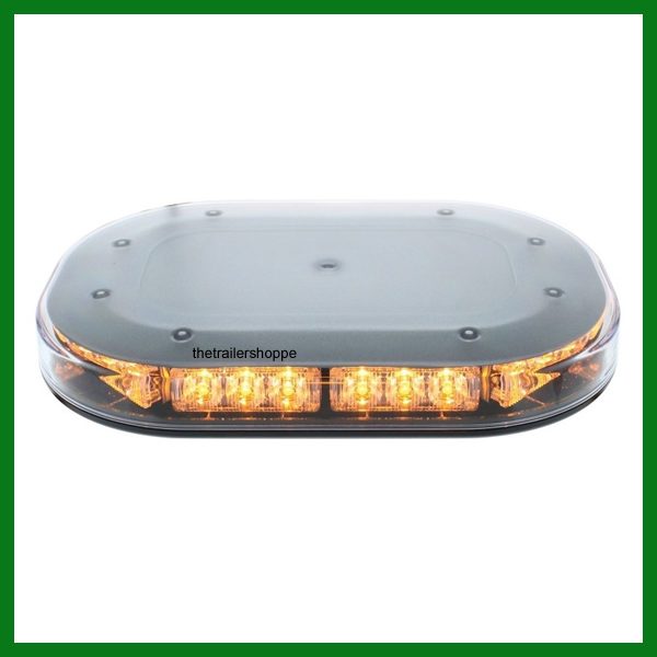 Amber 30 LED Flashing Light Bar Magnet Mount - Low Profile