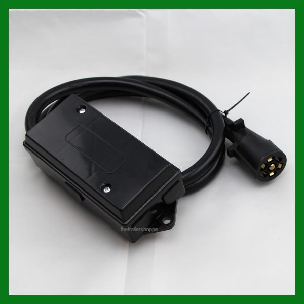 7 RV Blade Molded Trailer Cable with Junction Box
