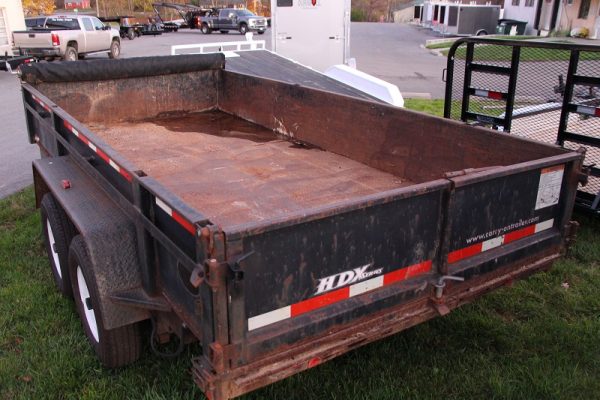 7 X 14 Used Carry On Dump Trailer