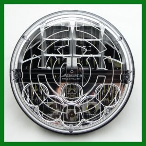 Replacement Headlamp 7" Round 12 White LEDs -Heated Lens