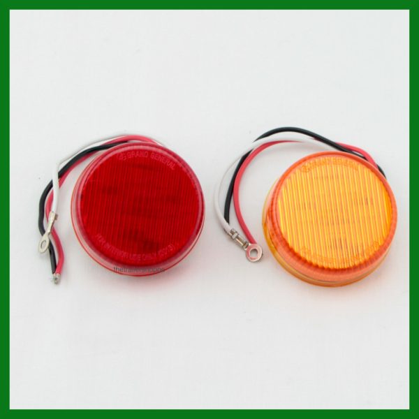 2" Round Dual Clearance Marker 6 LED Light